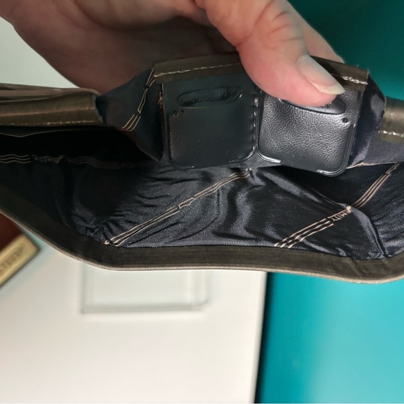 Amity Tri Fold Elegant Brown Leather Wallet Vintage - Picture 3 of 5